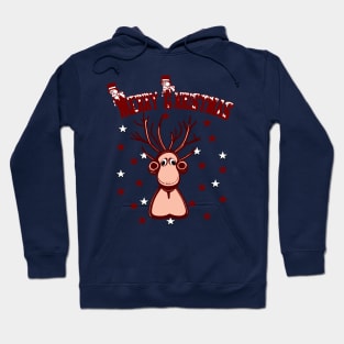 Merry Christmas Reindeer Hoodie